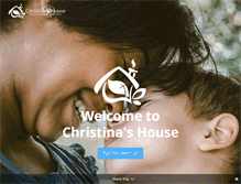 Tablet Screenshot of christinashouse.org